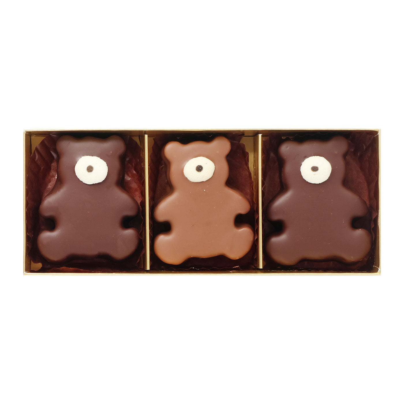 サブレヌヌース 3個入 チョコレート バレンタイン ギフト プレゼント くま