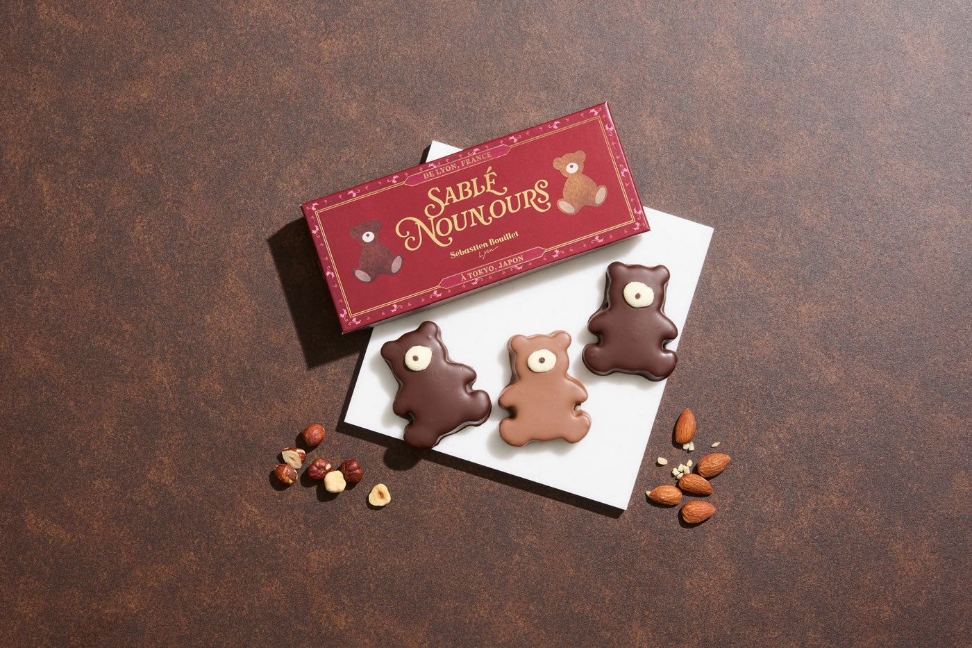 チョコくま様 サブレヌヌース 3個入 チョコレート バレンタイン ギフト プレゼント くま